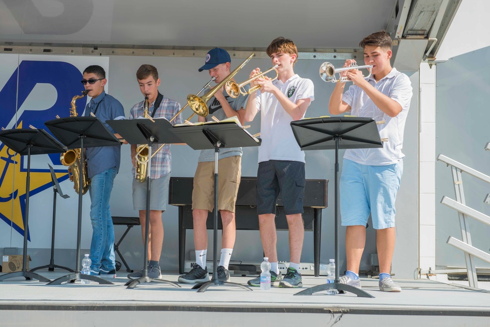 NSA Naples Hosts Back 2 School Block Party