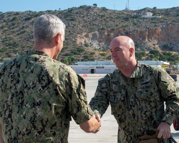 Rear Adm. Houston arrives at NSA Souda Bay