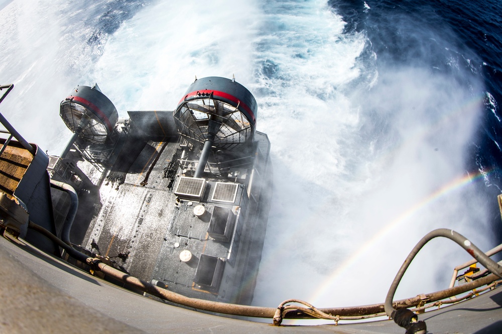 Eager Lion 2019 USS Boxer LCAC Operations