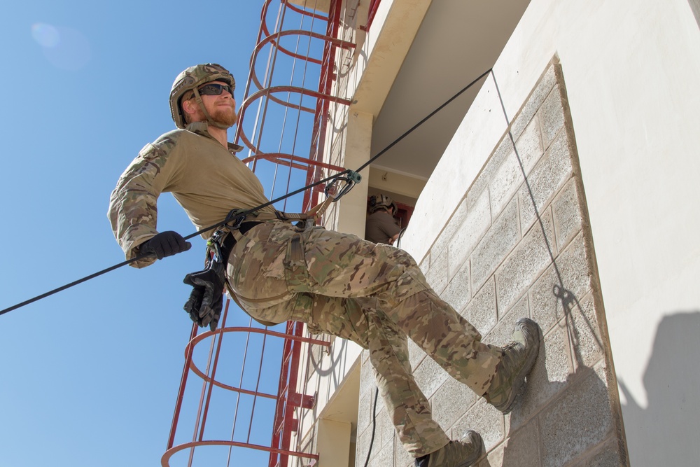 Eager Lion 19 urban high angle rescue technique joint training