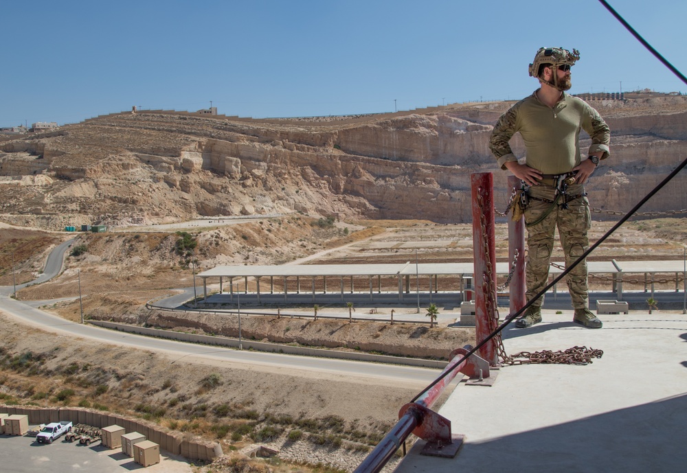 Eager Lion 19 urban high angle rescue technique joint training