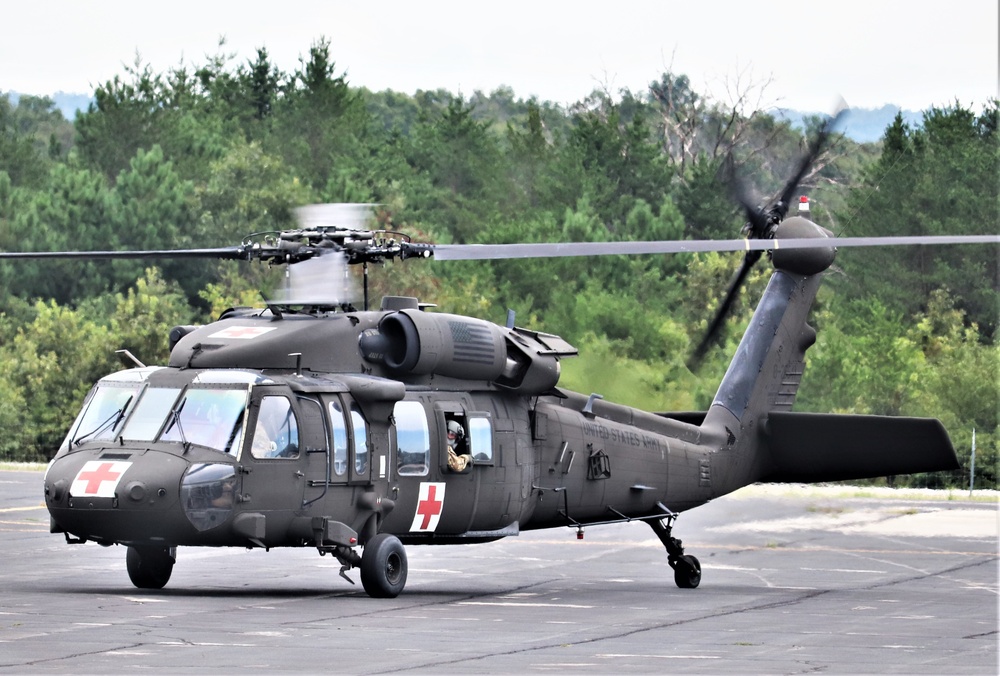 UH-60 Blackhawk Ops for CSTX 86-19-04, Global Medic at Fort McCoy