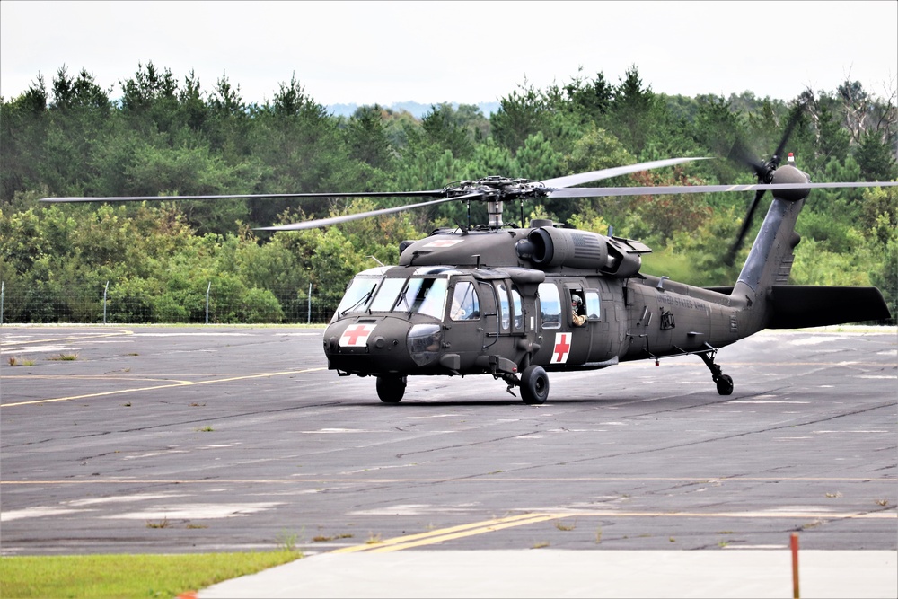 UH-60 Blackhawk Ops for CSTX 86-19-04, Global Medic at Fort McCoy