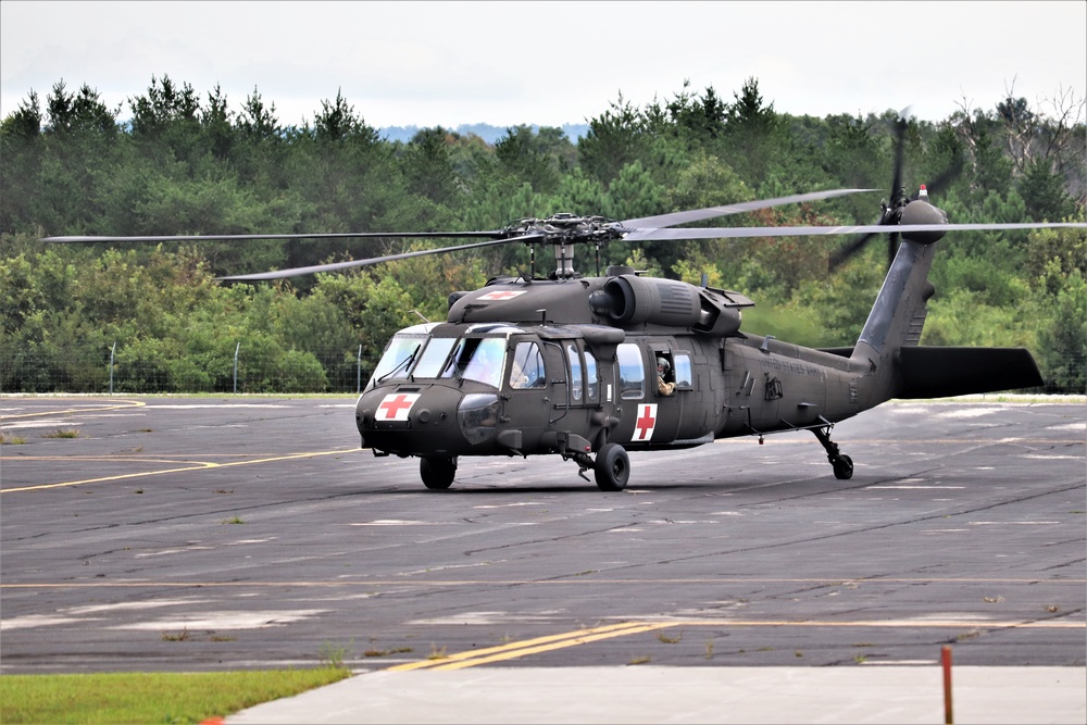 UH-60 Blackhawk Ops for CSTX 86-19-04, Global Medic at Fort McCoy