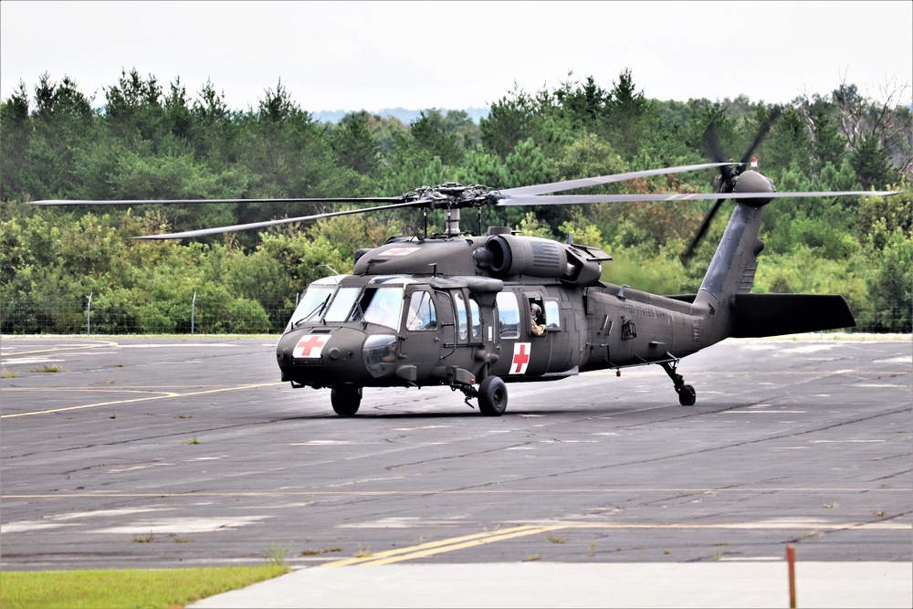 UH-60 Blackhawk Ops for CSTX 86-19-04, Global Medic at Fort McCoy