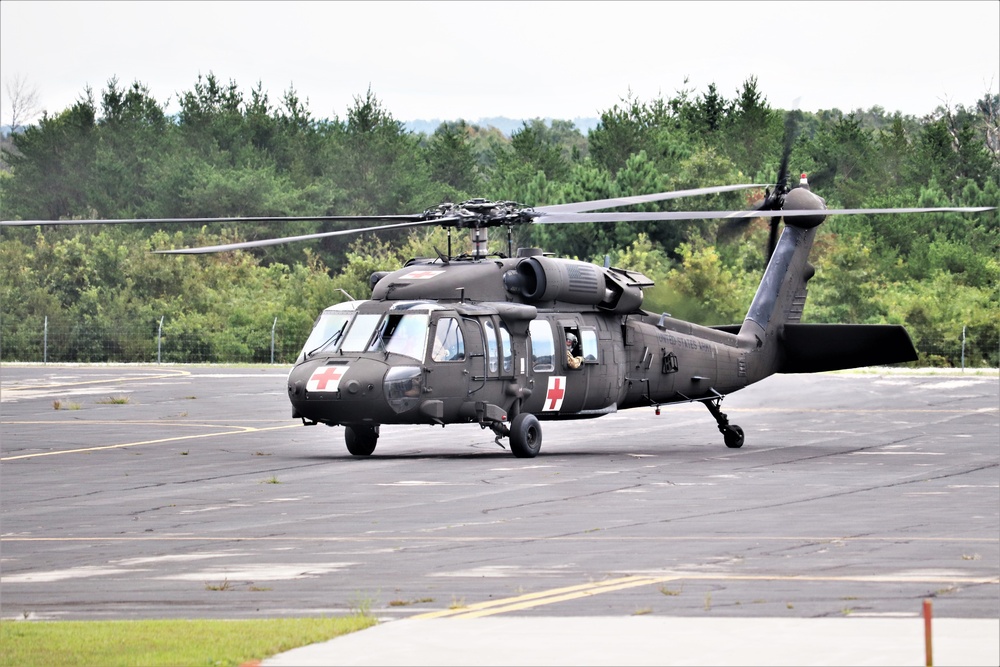 UH-60 Blackhawk Ops for CSTX 86-19-04, Global Medic at Fort McCoy