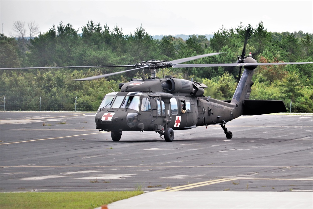 UH-60 Blackhawk Ops for CSTX 86-19-04, Global Medic at Fort McCoy