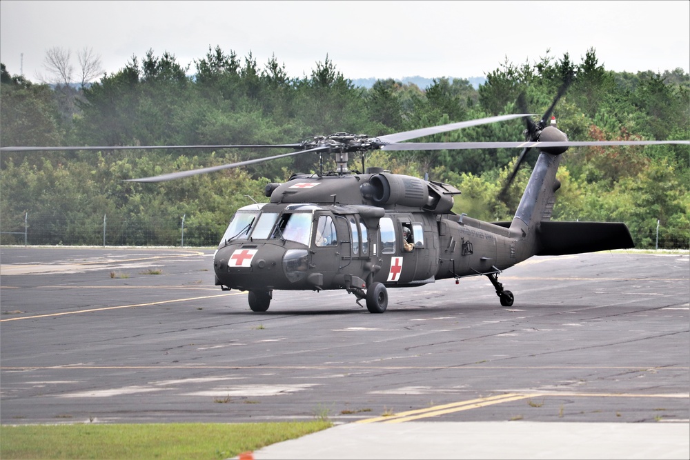 UH-60 Blackhawk Ops for CSTX 86-19-04, Global Medic at Fort McCoy