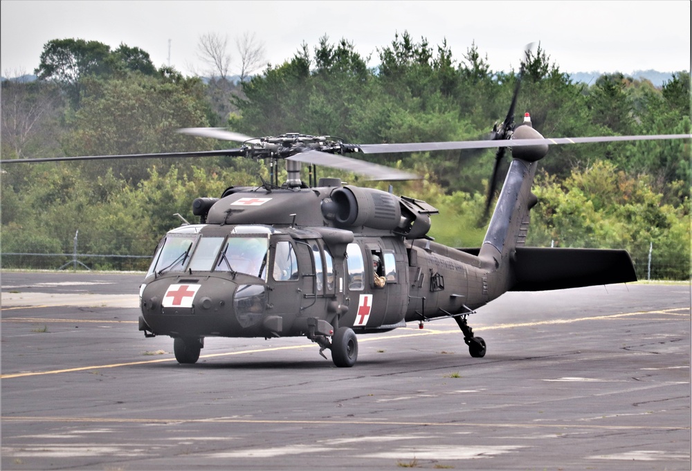 UH-60 Blackhawk Ops for CSTX 86-19-04, Global Medic at Fort McCoy