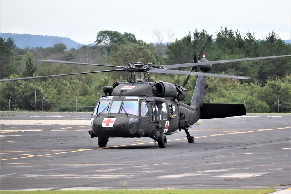 UH-60 Blackhawk Ops for CSTX 86-19-04, Global Medic at Fort McCoy