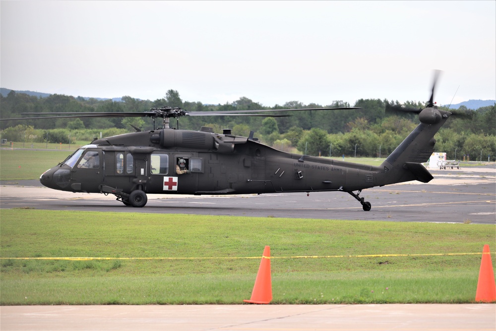 UH-60 Blackhawk Ops for CSTX 86-19-04, Global Medic at Fort McCoy