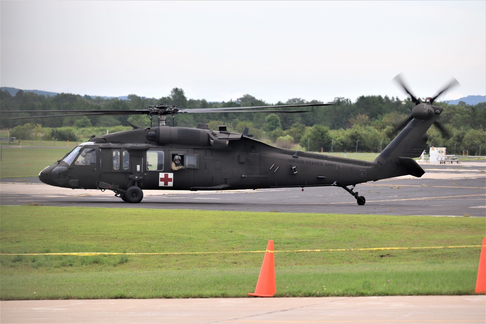 UH-60 Blackhawk Ops for CSTX 86-19-04, Global Medic at Fort McCoy