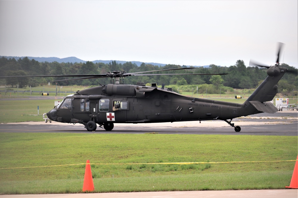 UH-60 Blackhawk Ops for CSTX 86-19-04, Global Medic at Fort McCoy