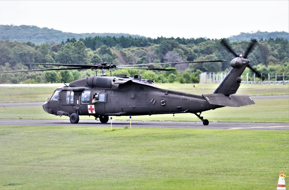 UH-60 Blackhawk Ops for CSTX 86-19-04, Global Medic at Fort McCoy