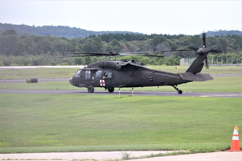 UH-60 Blackhawk Ops for CSTX 86-19-04, Global Medic at Fort McCoy