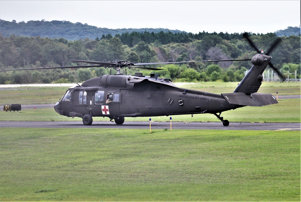 UH-60 Blackhawk Ops for CSTX 86-19-04, Global Medic at Fort McCoy