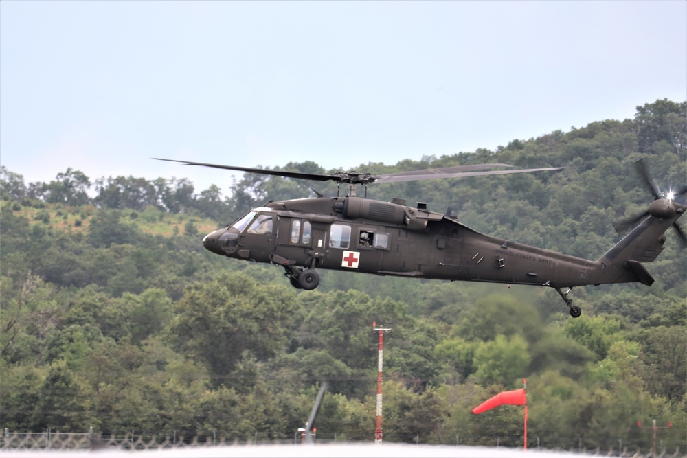 UH-60 Blackhawk Ops for CSTX 86-19-04, Global Medic at Fort McCoy