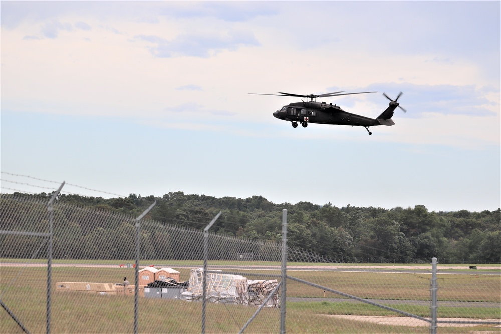 UH-60 Blackhawk Ops for CSTX 86-19-04, Global Medic at Fort McCoy