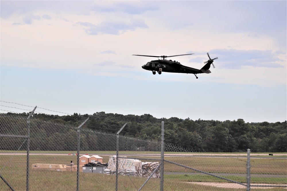 UH-60 Blackhawk Ops for CSTX 86-19-04, Global Medic at Fort McCoy