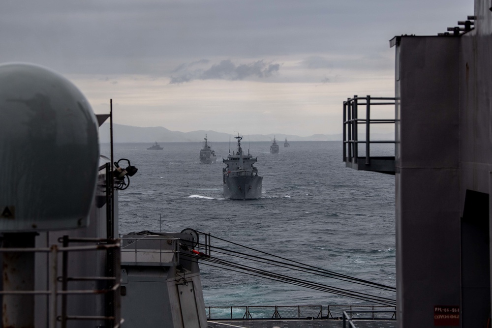 USS Carter Hall (LSD 50) Participates in a PHOTOEX during UNITAS LX