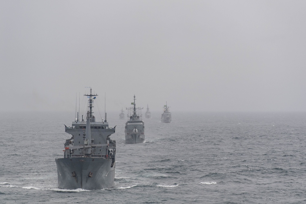 USS Carter Hall (LSD 50) Participates in a PHOTOEX during UNITAS LX