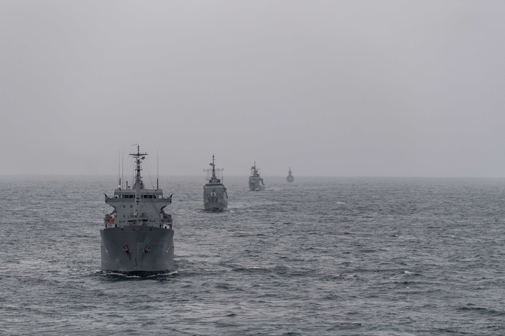 USS Carter Hall (LSD 50) Participates in a PHOTOEX during UNITAS LX