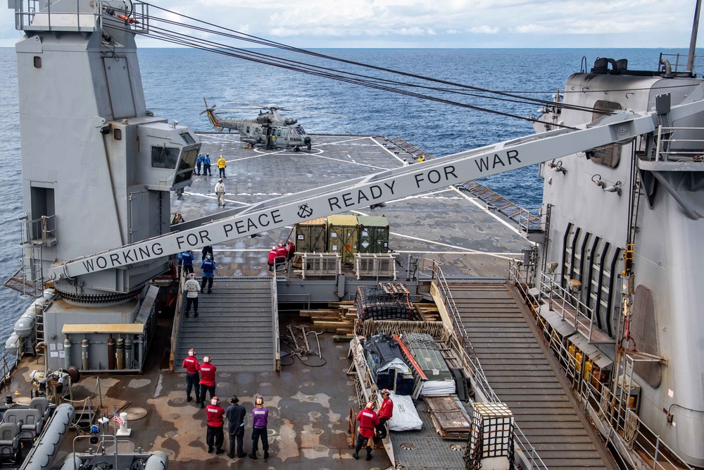 USS Carter Hall (LSD 50) Conducts Helicopter Operations during UNITAS LX