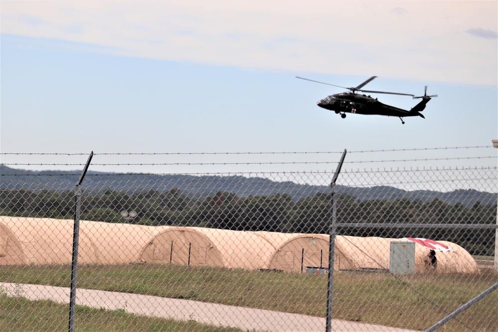 UH-60 Blackhawk Ops for CSTX 86-19-04, Global Medic at Fort McCoy