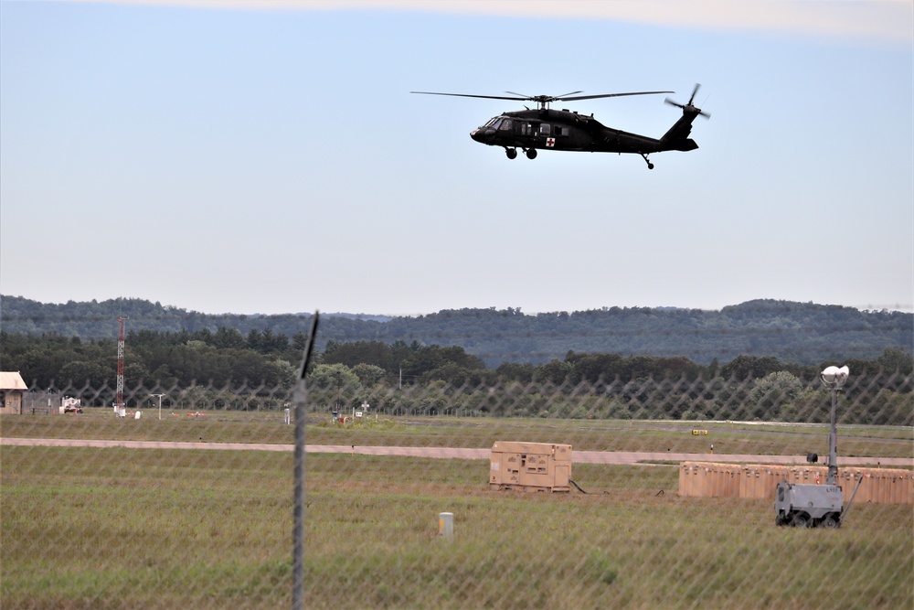 UH-60 Blackhawk Ops for CSTX 86-19-04, Global Medic at Fort McCoy