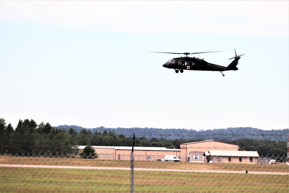 UH-60 Blackhawk Ops for CSTX 86-19-04, Global Medic at Fort McCoy