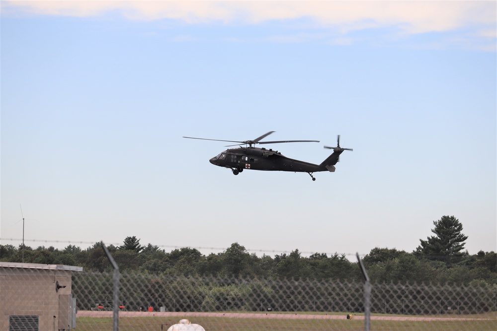 UH-60 Blackhawk Ops for CSTX 86-19-04, Global Medic at Fort McCoy