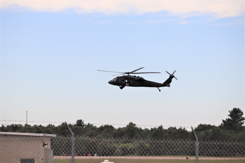 UH-60 Blackhawk Ops for CSTX 86-19-04, Global Medic at Fort McCoy