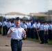 Major Gen. LaBrutta reviews BMT graduation one last time