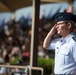 Major Gen. LaBrutta reviews BMT graduation one last time