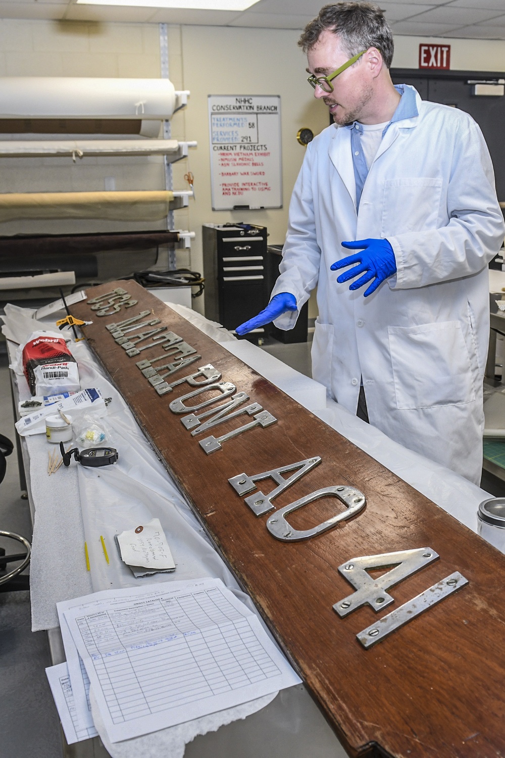 Navy Lab Conserves Artifacts for Museum Exhibit