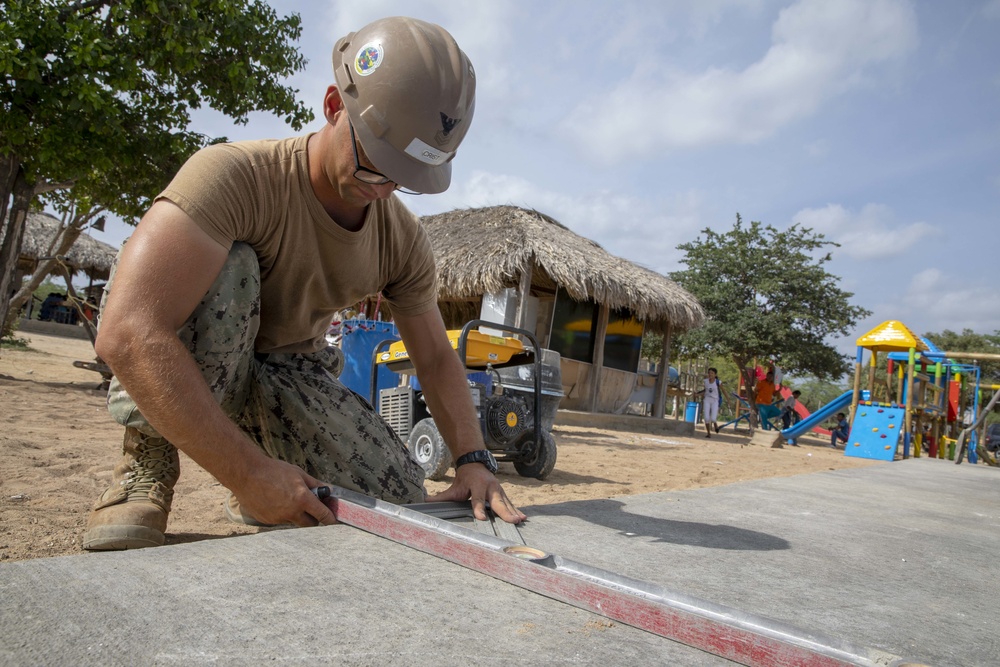 U.S. Navy Builds School for Indigenous Colombians