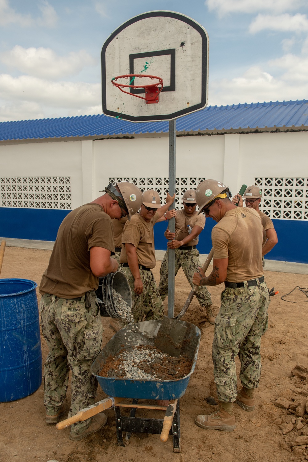 U.S. Navy Builds School for Indigenous Colombians