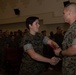 Best of the Best | Lance Cpl. Savana Anderson is recognized by the commanding general of 3rd Marine Logistics Group