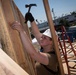 U.S. Navy Sailors volunteer for Habitat for Humanity during LAFW 2019.