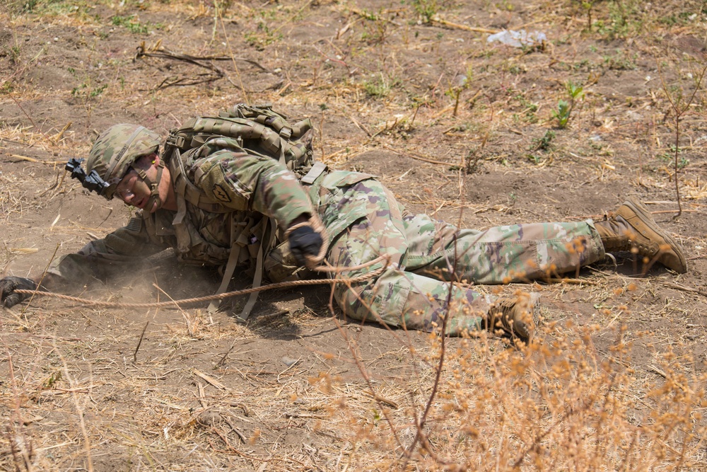 1-27 IN BN Wolfhounds conduct platoon Live-Fire Exercises at Garuda Shield 19