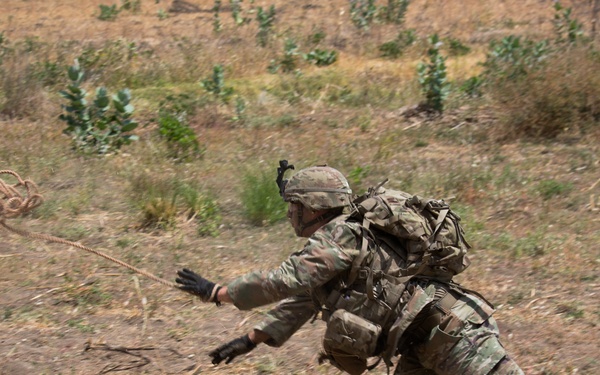 1-27 IN BN Wolfhounds conduct platoon Live-Fire Exercises at Garuda Shield 19