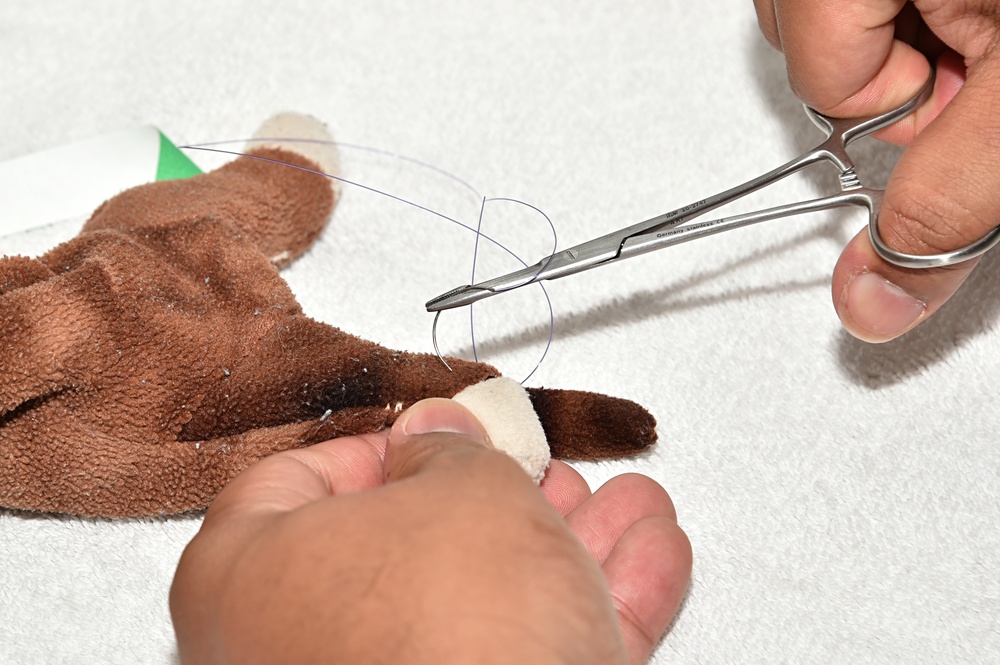 Vilseck Veterinary Treatment Facility, Bavaria Branch, Teddy Bear Suture Clinic