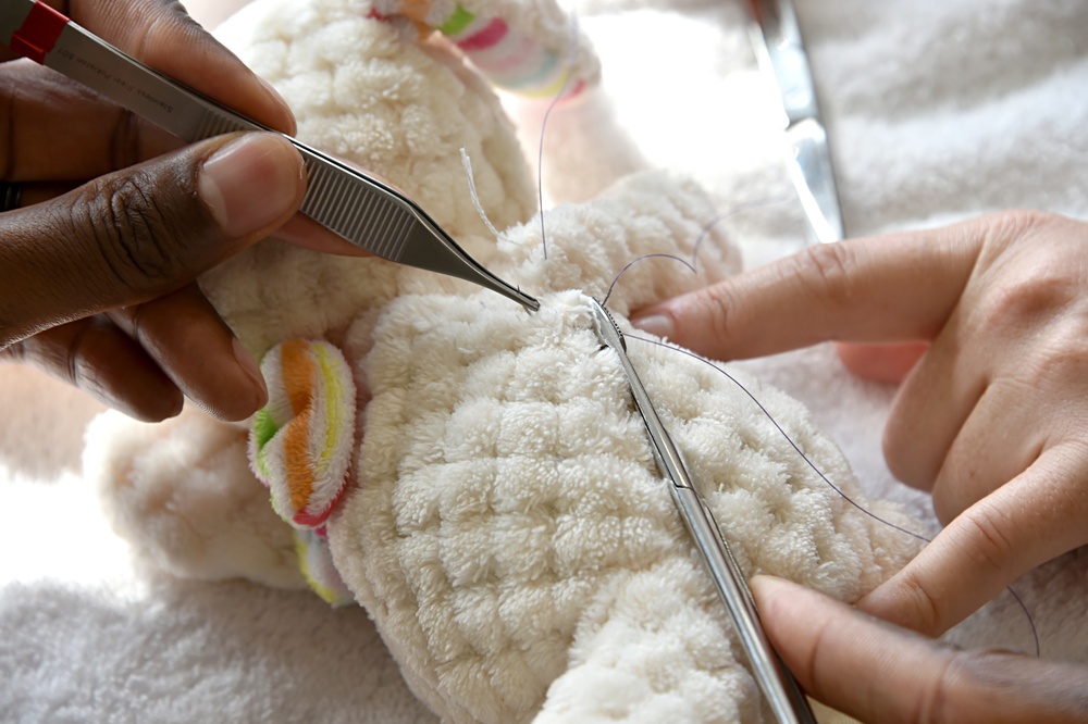 Vilseck Veterinary Treatment Facility, Bavaria Branch, Teddy Bear Suture Clinic