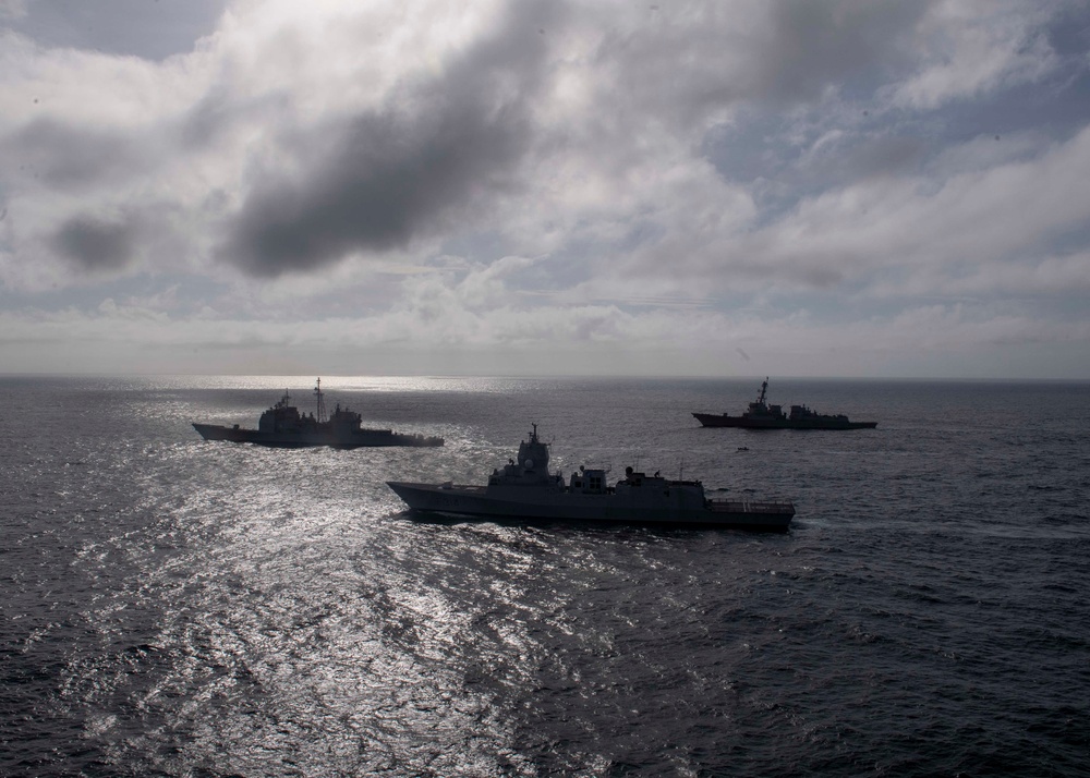 Thor Heyerdahl, Philippine Sea and uSS Gridley Transit the Atlantic Ocean