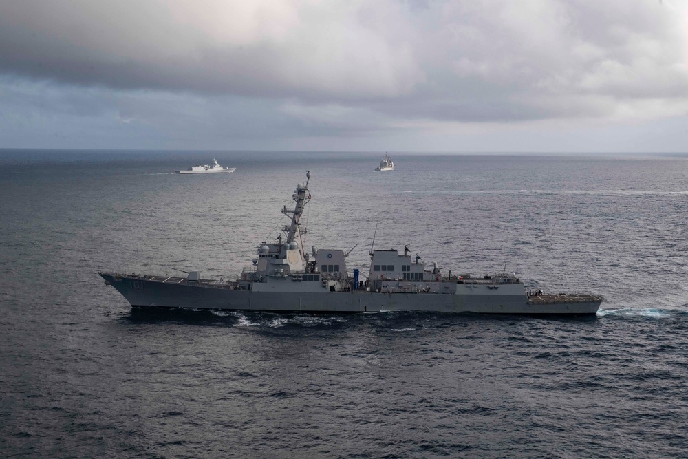 USS Gridley, Philippine Sea and Thor Heyerdahl Transit the Atlantic Ocean