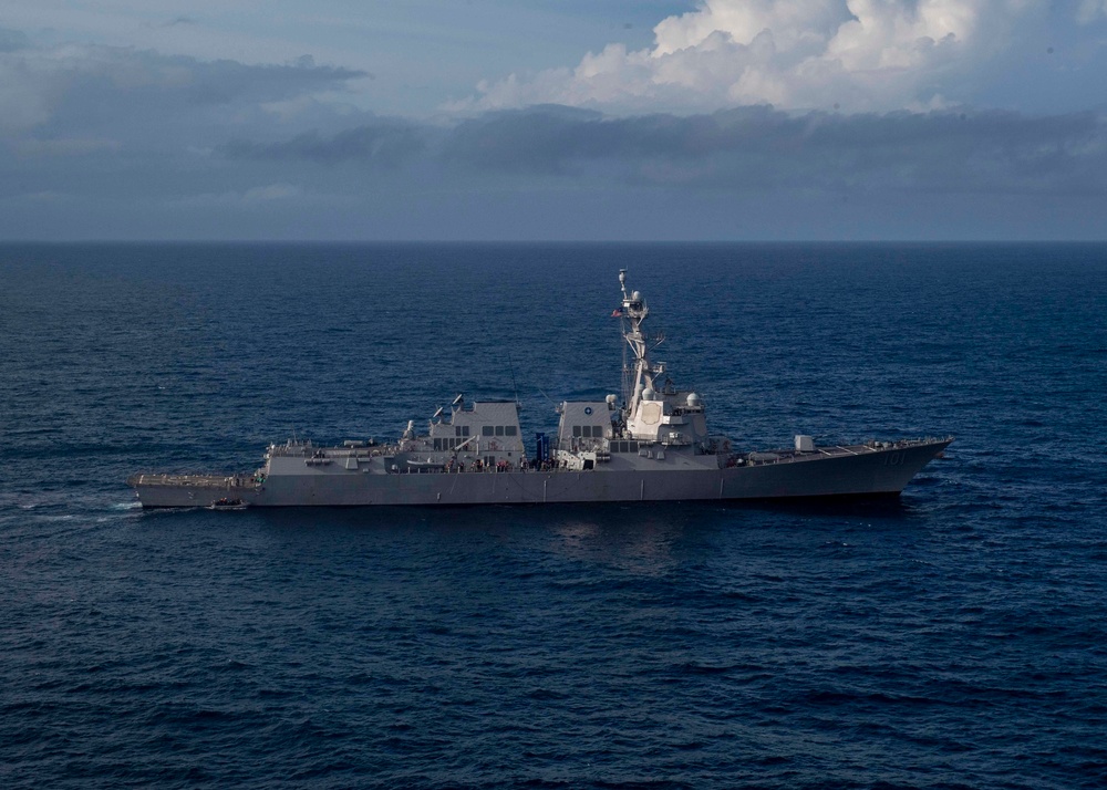 USS Gridley Transits the Atlantic Ocean