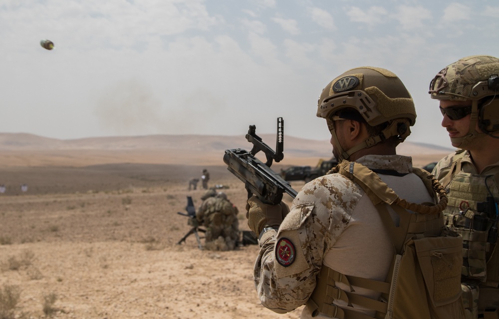 Exercise Eager Lion 2019: Joint forces live-fire range
