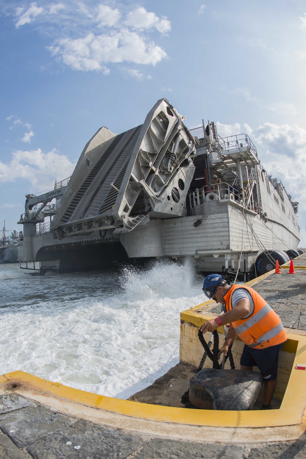 USNS Carson City Arrives at NSA Naples' Gaeta Port