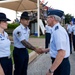 Major Gen. LaBrutta reviews BMT graduation one last time