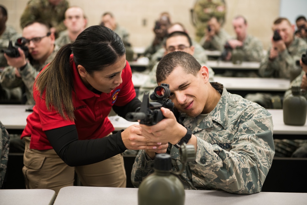 First BMT trainees experience M-4 training and qualification